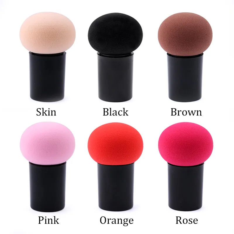 1PC Mushroom Head Cosmetic Puff Foundation Makeup Sponge Powder Puff Smooth Sponge Beauty Makeup Tool