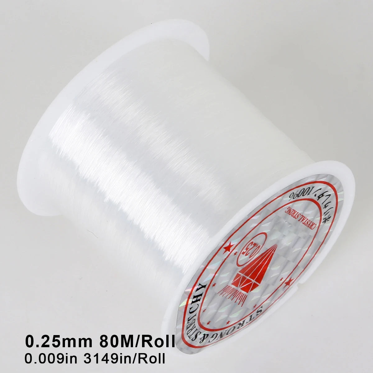 Clear Invisible Nylon Monofilament Fishing Line - Strong & Durable for DIY Crafts, Jewelry Making, Balloon Garlands & Decoration