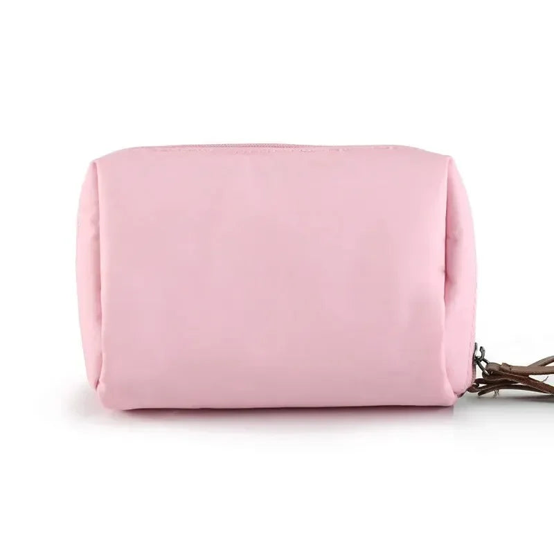 2025 New Women's Small Bag Toiletry Bag Portable Mini Solid Color Korean Makeup Bag Large Capacity Waterproof Storage Clutch Bag