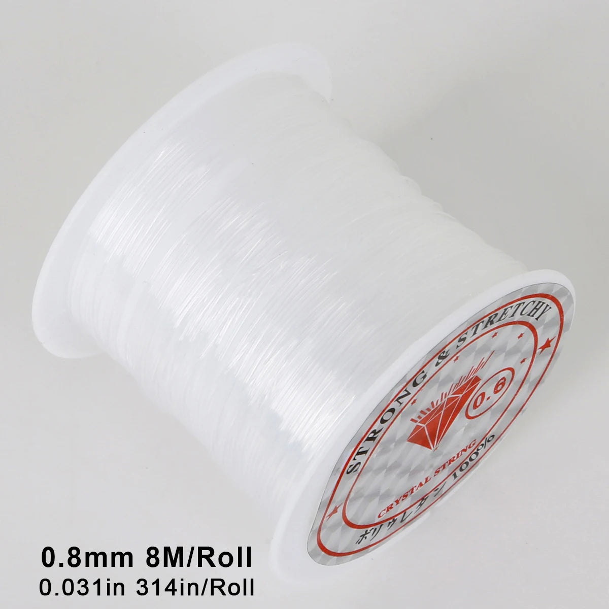 Clear Invisible Nylon Monofilament Fishing Line - Strong & Durable for DIY Crafts, Jewelry Making, Balloon Garlands & Decoration