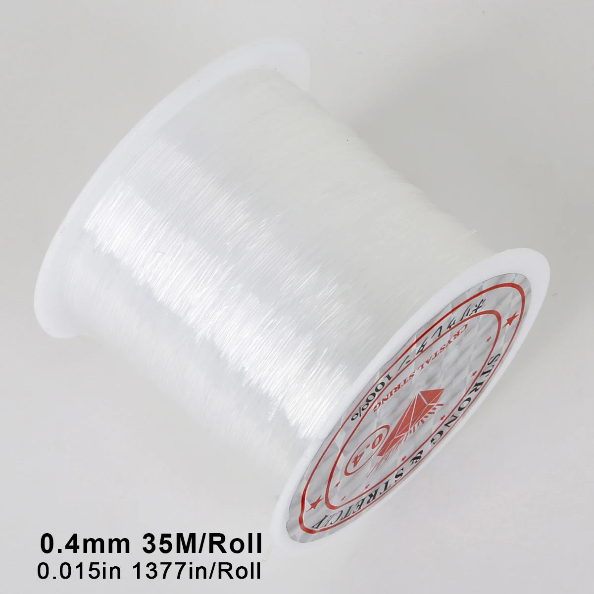 Clear Invisible Nylon Monofilament Fishing Line - Strong & Durable for DIY Crafts, Jewelry Making, Balloon Garlands & Decoration