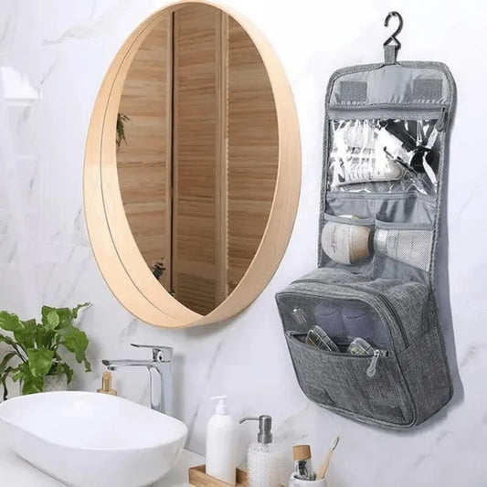 1PC Foldable Toilet Bag Storage Bag Hanging Storage Bag Bathroom Makeup Bag Case Makeup Bag Travel Bag