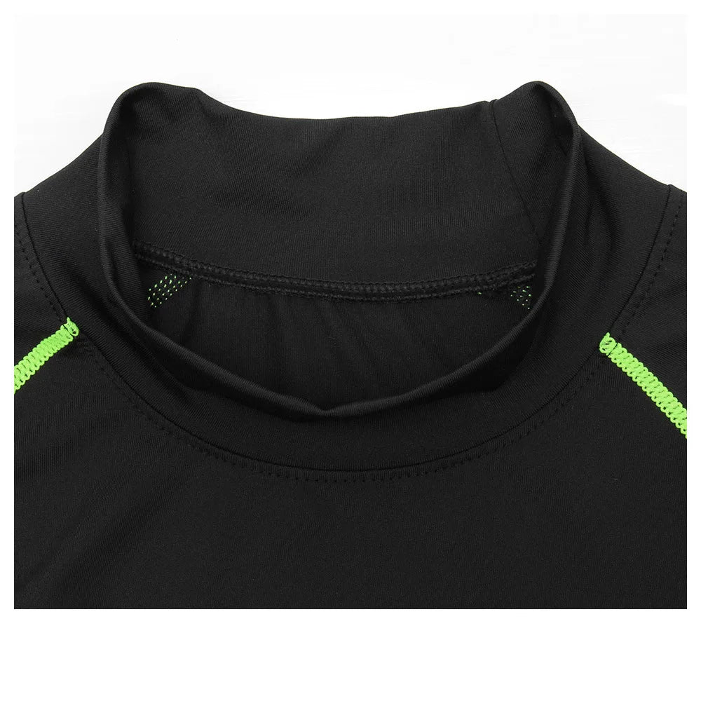 Men Sport T-shirt Quick Dry Bodybuilding Running Shirt Long Sleeve Compression Top Gym T Shirt Men Fitness Tight Rashgard