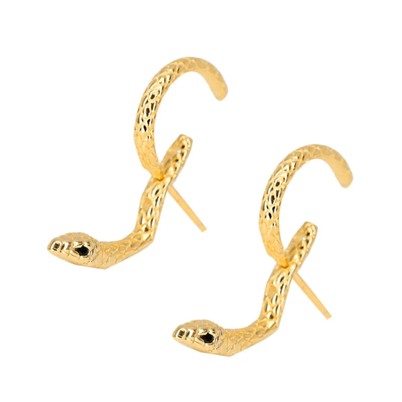 Animal Shapes Ear Studs Exquisite Gothic Snake Earrings Retro Fashion Punk Studs Earring Accessories Personality Girl Jewelry