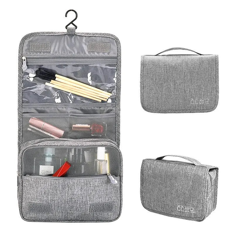 1PC Foldable Toilet Bag Storage Bag Hanging Storage Bag Bathroom Makeup Bag Case Makeup Bag Travel Bag