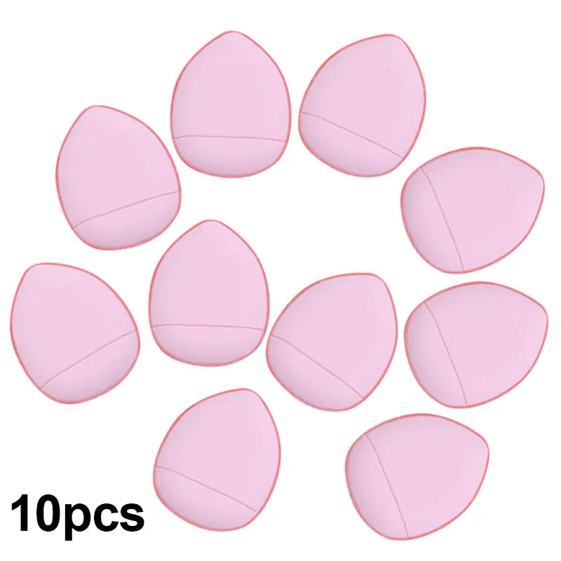 5/10Pcs Mini Finger Puff Foundation Small Air Cushion Powder Sponge Face Concealer BB Cream Cosmetic Applicator Makeup Tools