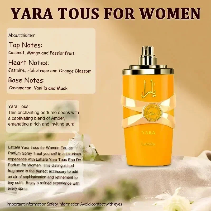 100ml Original Perfume Spray Long-lasting Men's Perfume Yara Moi Tous Asad  Candy Women's Fragrance Long-lasting Pheromones Gift