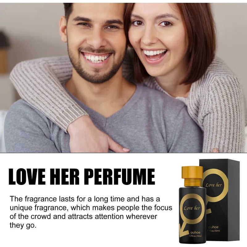 Pheromone Men's Perfume 50ml Attractive Women's Long Lasting Fragrance Spray Dating Aromatics Convenient Flirting Atmosphere