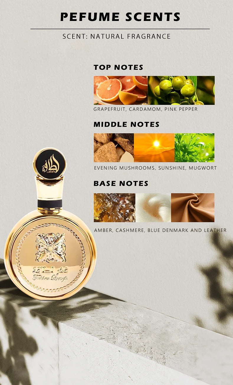 100ml Original Men's Perfume Women's Perfume Long Lasting High Quality Gift Arabic Perfume Fragrance  Natural Hormone Dating