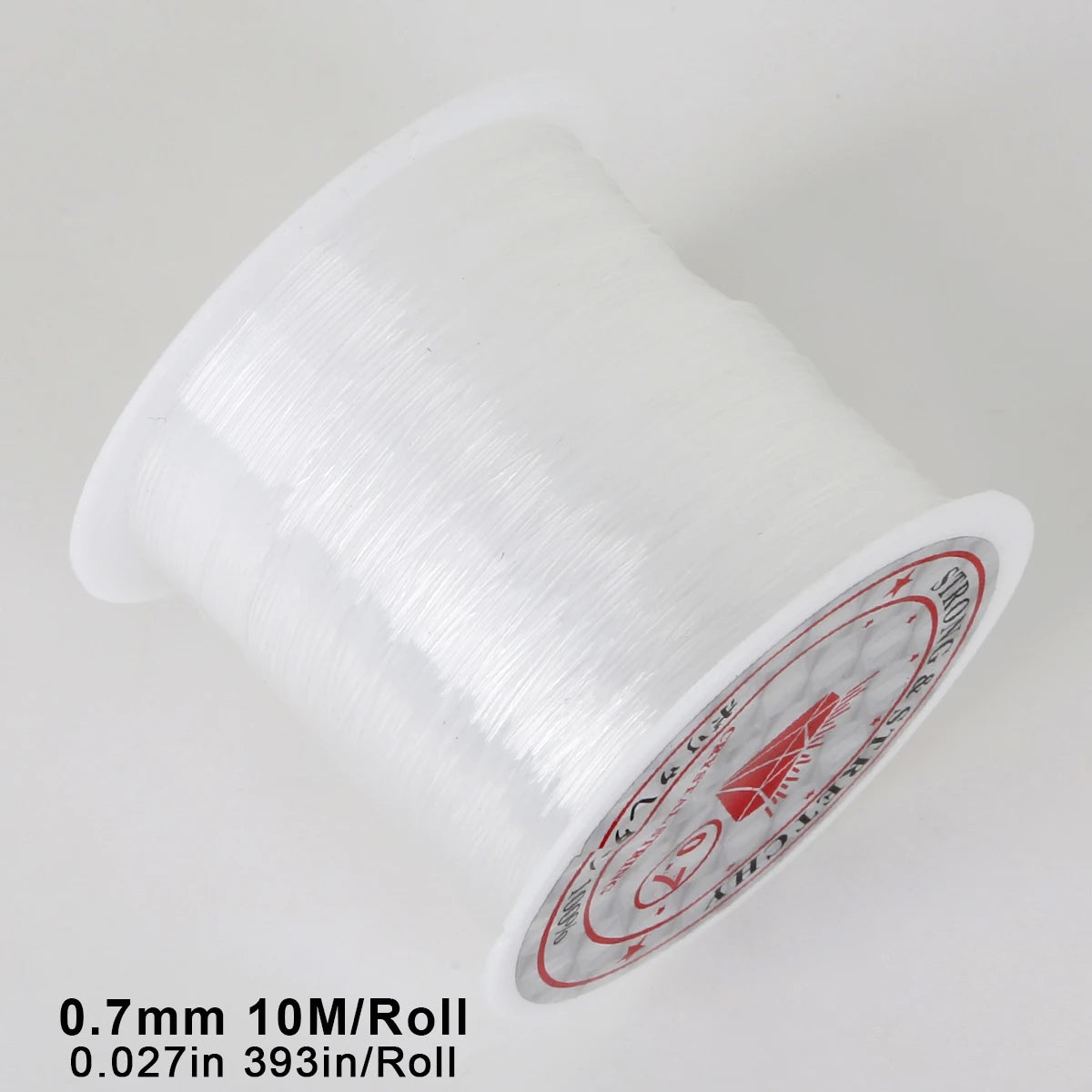 Clear Invisible Nylon Monofilament Fishing Line - Strong & Durable for DIY Crafts, Jewelry Making, Balloon Garlands & Decoration