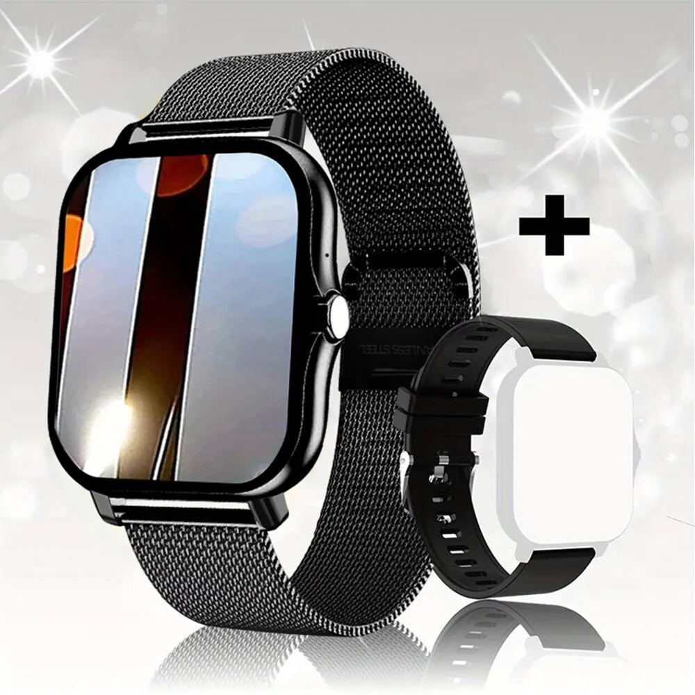 New SmartWatch 1.44-inch Color Screen Full Touch Custom Dial Smartwatch Bluetooth Talking Fashion Smartwatch Men's and Women's