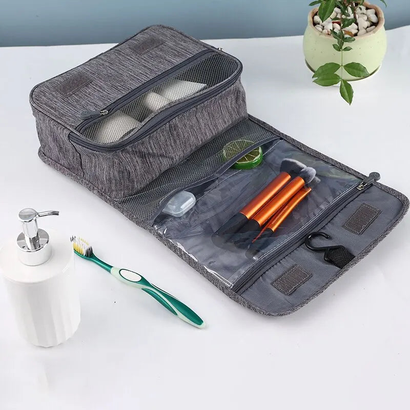 1PC Foldable Toilet Bag Storage Bag Hanging Storage Bag Bathroom Makeup Bag Case Makeup Bag Travel Bag