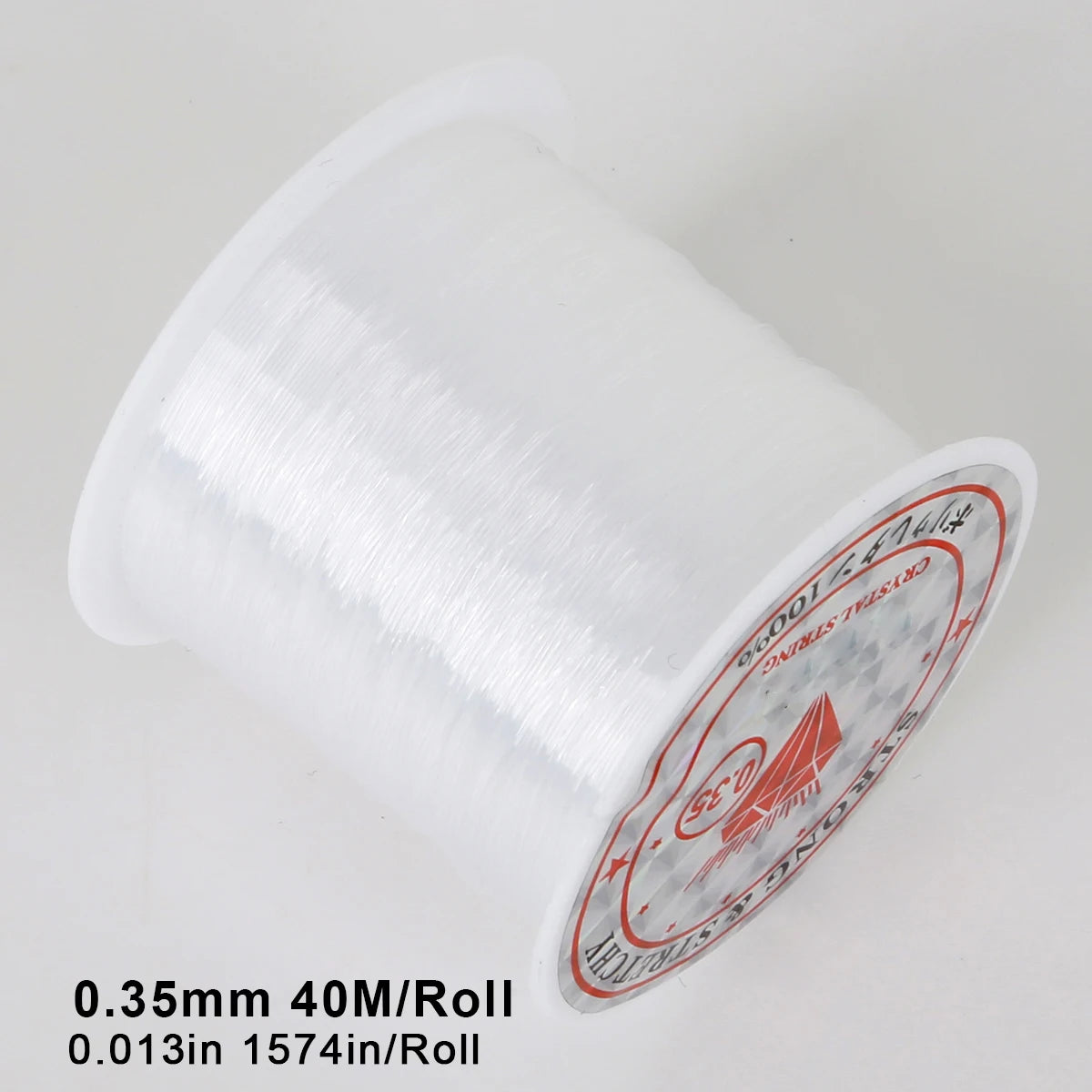 Clear Invisible Nylon Monofilament Fishing Line - Strong & Durable for DIY Crafts, Jewelry Making, Balloon Garlands & Decoration