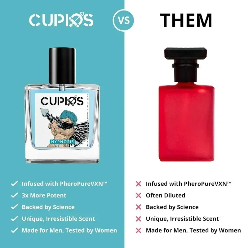 50ml Original Men's Perfume EDP Hypnosis 2.0 Long-lasting Pheromone Cologne Fragrance To Enhance and Charm The Opposite Sex