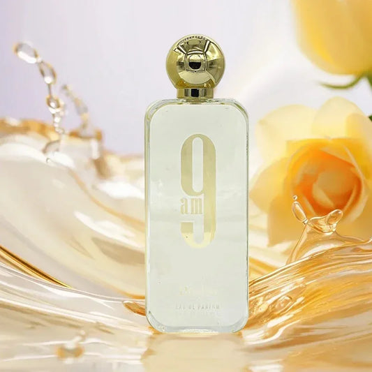 100ml/ 3.4oz White 9AM Original Men's Perfume Afnan Light Fragrance Long Lasting Fragrance Women's Perfume Charming Charm Gift