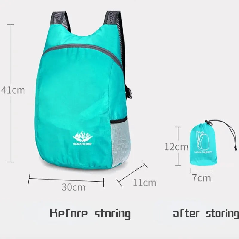 Ultralight Folding Bag Men Women Waterproof High-volume Portable Backpack Lightweight Travel Bags Outdoor Sports Daypack